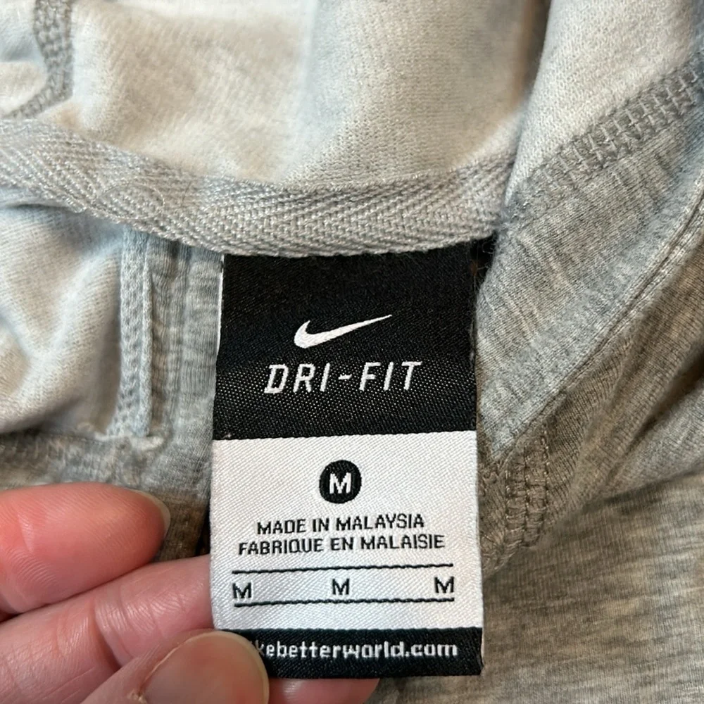 NIKE M hoodie 3/4 zip vest withh kangaroo front pocket